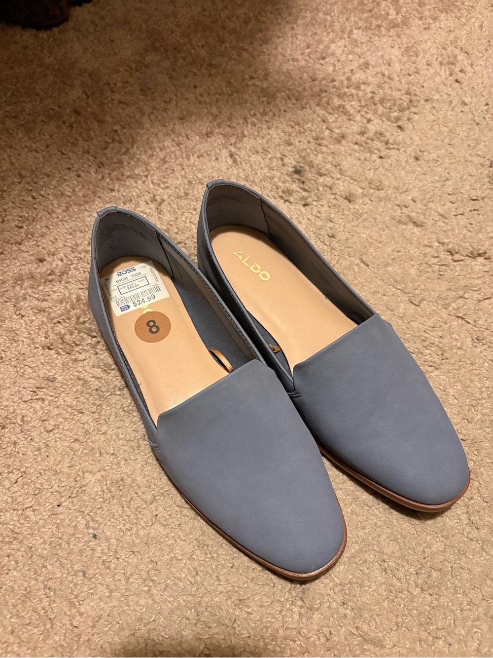 ALDO Slate Blue Slip-On Loafers